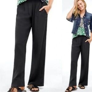 CABI Café Lounger Wide Leg Semi Sheer Pant